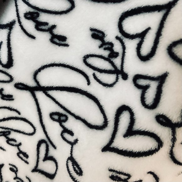 VICTORIA SECRET "Love & Hearts" Women's Short Bathrobe EUC Size M/L/G - Picture 4 of 10